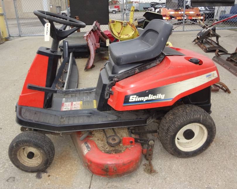 Simplicity 12.5 2025 hp riding mower