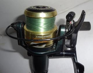 Quantum Long Stroke SX Fishing Reel, Four Ball Bearing, (160) Yards, 8 Lb.  Capacity, Has Snapshot Thumb Tab, Good Condition, Tested and Working, 5L  Auction