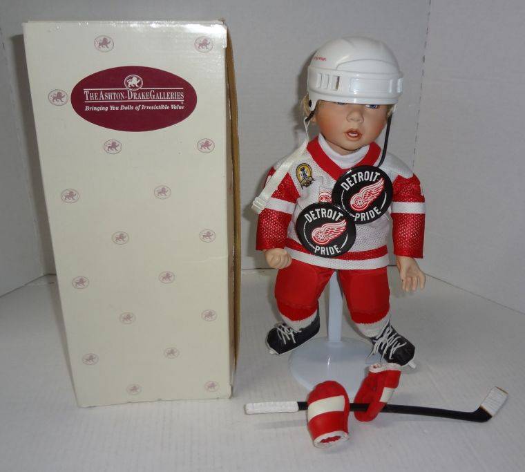 Ashton-Drake Galleries Porcelain Sports Doll Toronto Maple Leafs