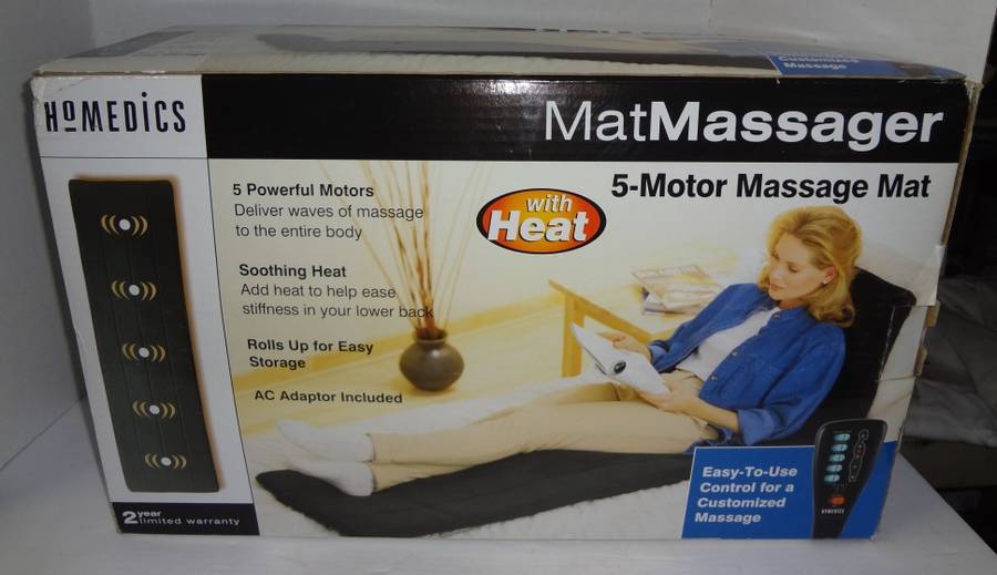 Homedics Mat Massager with HEAT Full Body - Unroll & Unwind