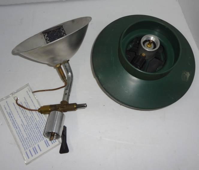 Paulin Model 5500 Propane Heater To Propane Cooker, Both Tested and Work  Great, Very Good Condition, 8Diam to 9 1/2H Auction | 1BID