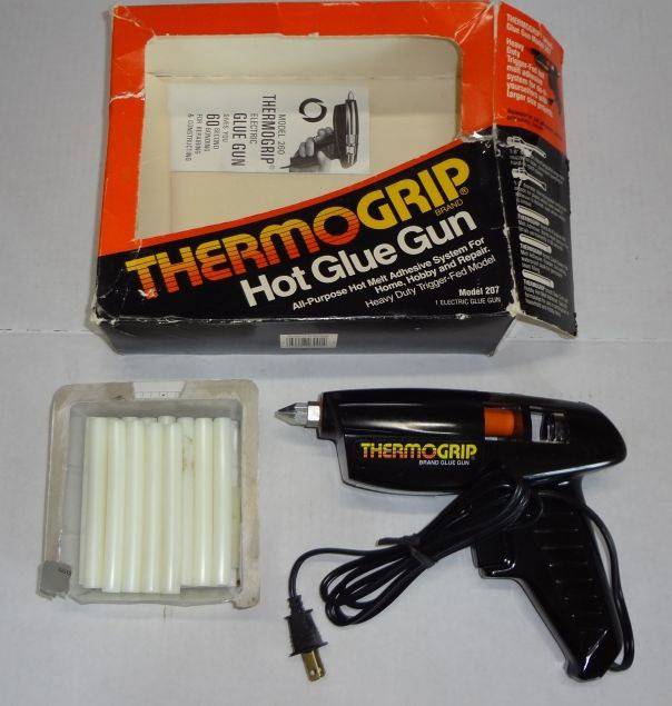 Thermogrip Hot Glue Gun, All Purpose Hot Melt Adhesive System For Home,  Hobby And Repair, Heavy Duty Trigger, Ged Model, Lots of Glue Sticks,  Simple Fast Easy Bondswood Leather Cloth Tile Paper