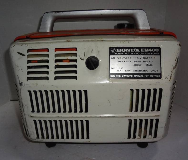Honda EM400 Generator, 115V, 300W- 400W Max, DC 12V, Been in