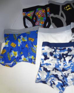 8) New Pairs of Boys 4T Underwear From Damaged Packages, Hanes, Cat & Jack,  Batman, Camo and More, Great Lot Auction