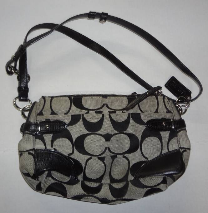 Coach est 1941 Leather Women's Black And Gray Hand/ shoulder bag.  A1032-F14281 | eBay