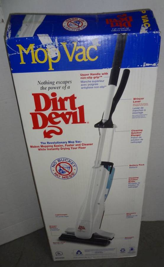 Dirt Devil Mop Vac, New Old Stock in 