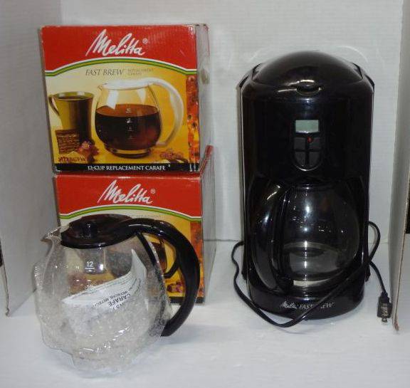 Two New In Box Melitta Fast Brew 12-Cup 