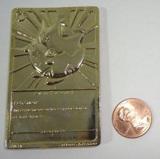 1999 Nintendo Pokemon "Togepi" 23K Gold Plated Trading Card, Very Nice  Condition, Collectible, Limited Edition Auction | 1BID