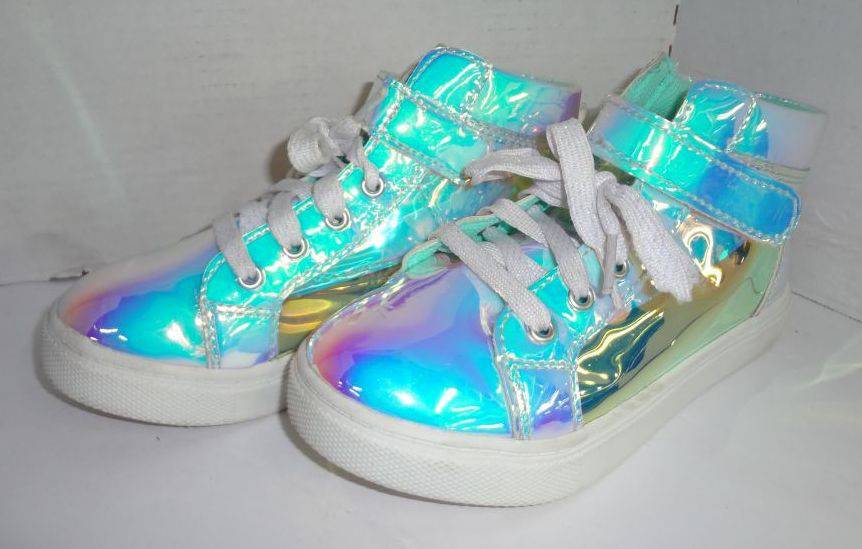 Iridescent sales tennis shoes